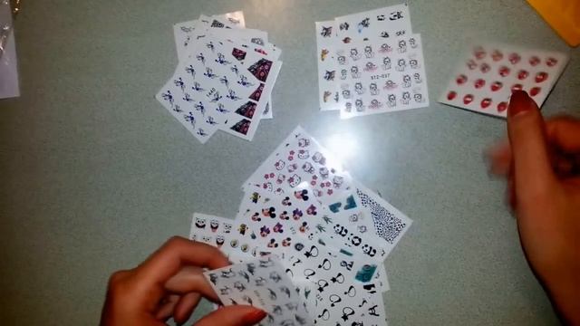 Слайдер дизайн, водные наклейки на ногти с AliExpress смотреть онлайн