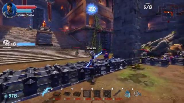 Orcs Must Die! 3 - Mission 13 - Master's Courtyard - 5 Skulls