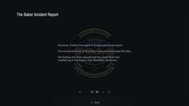 Resident Evil Village - The Baker Incident Report смотреть онлайн