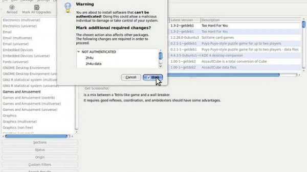 How to Installing and uninstalling program using synaptic package manager in ubuntu Linux