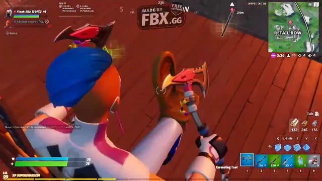 900 Ping Epic-Fortnite Gameplay at 30fps!!! || Arab Gaming смотреть онлайн