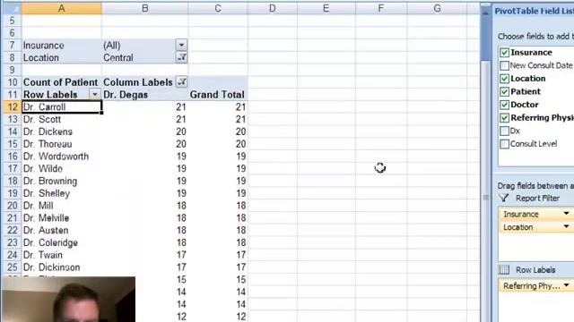 Excel Video 3 Filtering a Pivot Table смотреть онлайн
