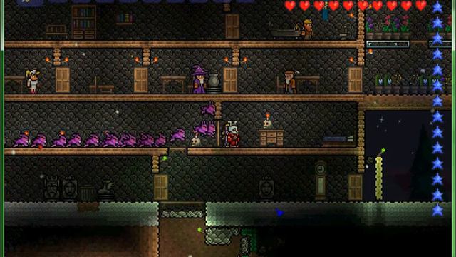 Terraria - Evil Bunny Blood Moon Spawn смотреть онлайн