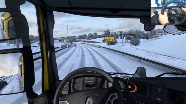 ETS 2 - Renault T Evolution Transporting Pears from Oslo смотреть онлайн