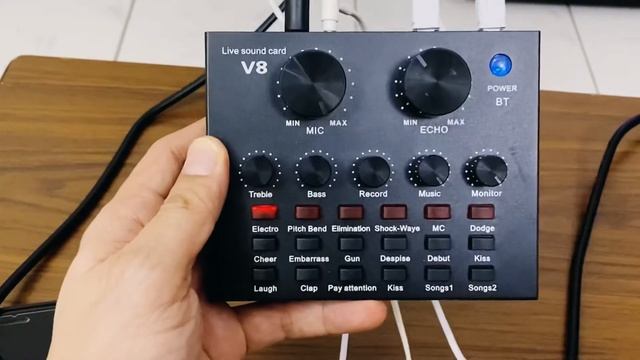 V8 SOUND CARD EASY SET UP + BUTTON FUNCTIONS TUTORIALS смотреть онлайн