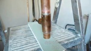 Электрический паяльник для пайки медных труб Rotherm 2000