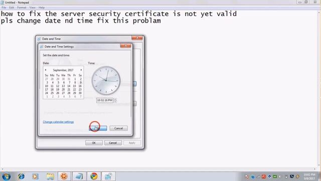 how to fix server's security certificate is not yet valid смотреть онлайн