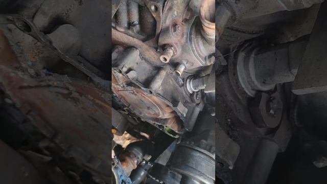 Ford 1993 F 250 V8 460 MYSTERY water leak found behind timing chain cover! смотреть онлайн