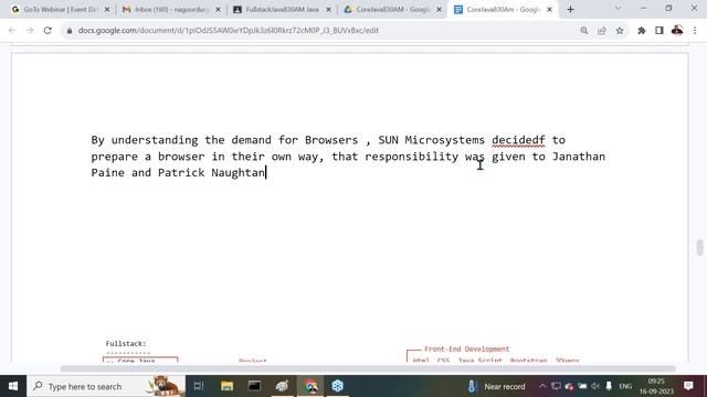 FULL STACK JAVA tutorials || Session - 5 || by Mr. Nagoor Babu On 16-09-2023 @8:30AM IST смотреть онлайн