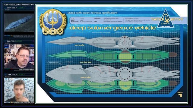 SeaQuest DSV 4600 (SeaQuest DSV) - Fleetyards Mission Briefing смотреть онлайн