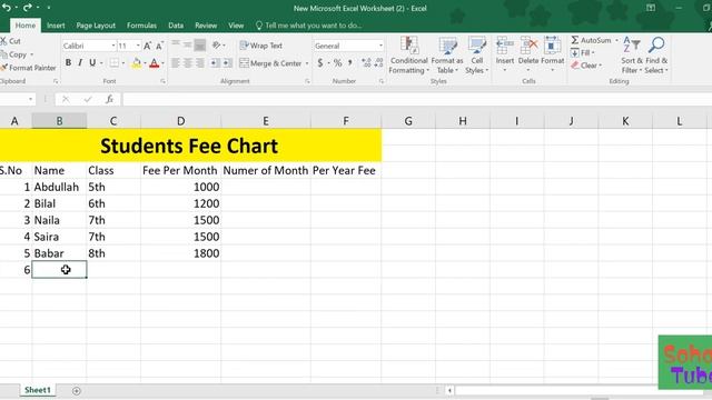 Lecture 05 || How to Use Multiplacation Formula in Microsoft Excel 2016 in Hindi/Urdu || Sohail Tub смотреть онлайн