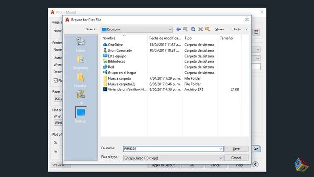 tutorial pasar archivos de autocad eps a photoshop //2017// смотреть онлайн