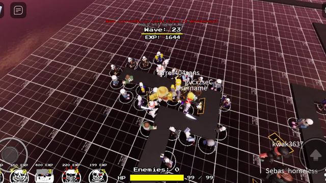 Roblox | Undertale Au's Tower Defense - Test Map смотреть онлайн