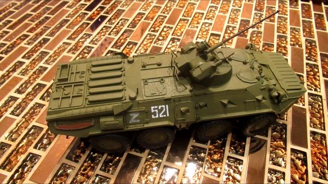 БТР-80А Звезда 1/35 результат сборки, нюансы смотреть онлайн