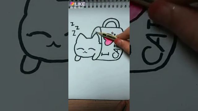 Рисовать котёнка смотреть онлайн