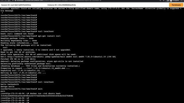 Docker | Tutorial | Fully Practical | Web-Server Setup in Docker |Part-3 #aws #devopsengineer#docke смотреть онлайн