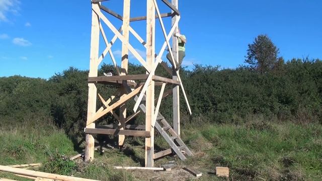 Как построить охотничью вышку. Строим вышку своими руками.Naturehunters.ru