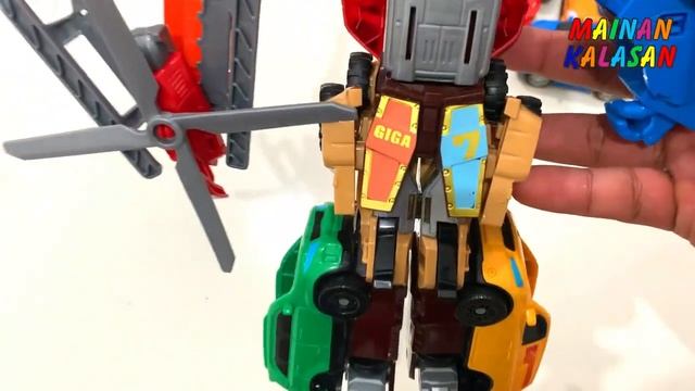 Tobot Giga 7, Tobot Mini Titan and Tobot Mini Tritan Integration Transform Vehicle Mainan Toys смотреть онлайн