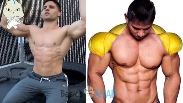 BEST SHOULDERS WITH DUMBELLS ONLY and BARBELL. .. ЛУЧШИЕ ПЛЕЧИ ТОЛЬКО С ГАНТЕЛЯМИ И ШТАНГОЙ смотреть онлайн