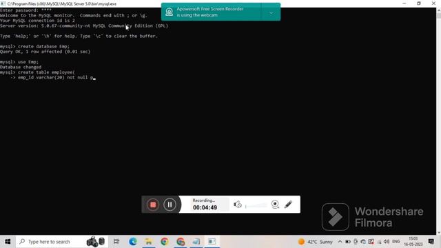 MYSQL Table creation using primary key and not null constraints||Makaut||Mca Talkss смотреть онлайн