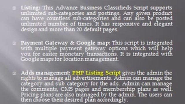 php Listing Script – PHP Scripts mall смотреть онлайн