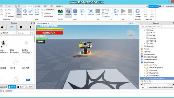 ROBLOX STUDIO /How To Make Shop Random Fruits ( Give Away Model )