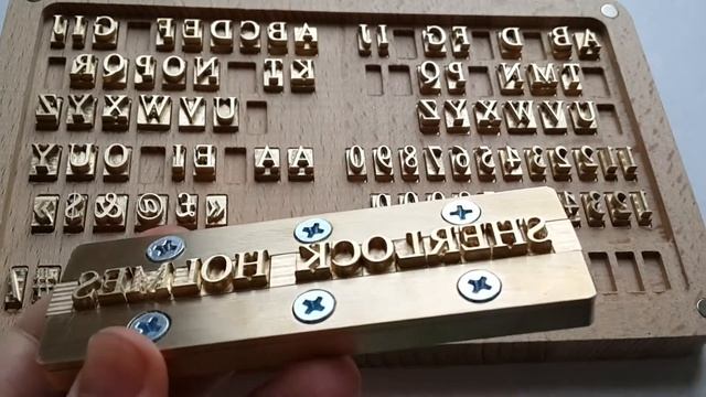 Наборный штамп 7 мм. Leather Alphabet Stamp смотреть онлайн