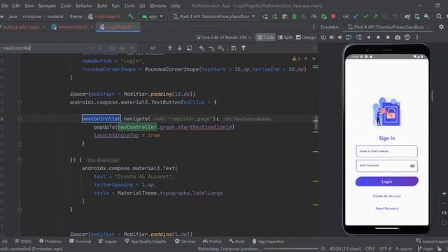 How to create Login, Register & Reset app UI UX screens in Jetpack compose смотреть онлайн