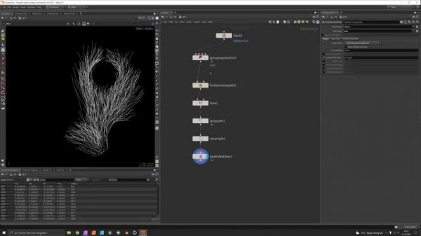 Guiding shortest paths - Houdini Tutorial
