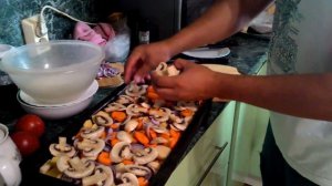 Курица в торпеде (в трубе)