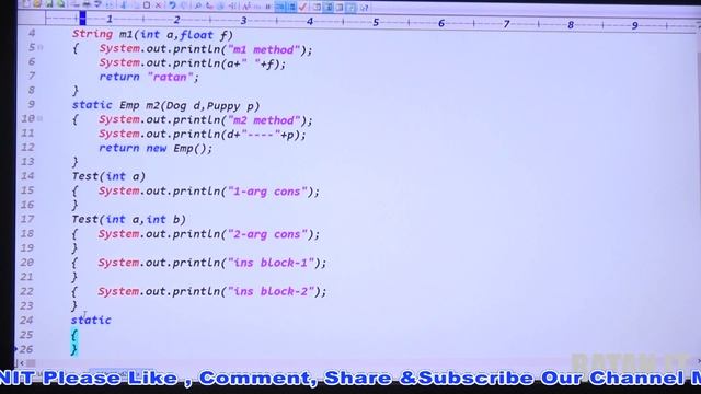 Core java Tutorials || Instance & Static Blocks || By Ratan Sir смотреть онлайн