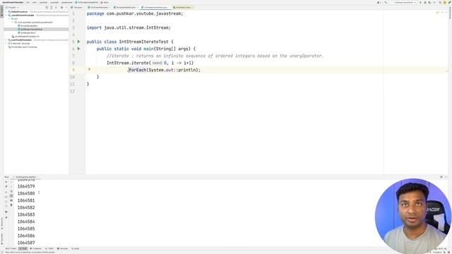 IntStream iterate() and limit() method смотреть онлайн