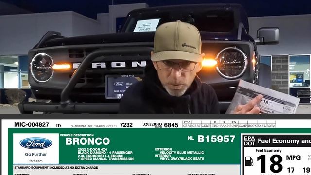 Understanding the 2022 Ford Bronco ordering and build process part 1. What is a blend date? смотреть онлайн