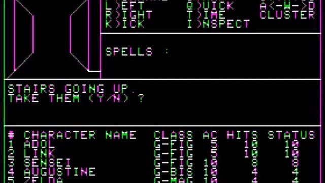 Wizardry: Proving Grounds of the Mad Overlord (Apple II) (1981) (Sir-Tech) смотреть онлайн