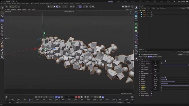 Урок 3_13_1 Система частиц в Cinema 4D смотреть онлайн
