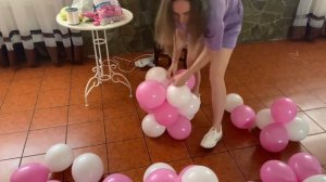 Как натянуть плюш на каркас! Гирлянда из шаров, фотозона своими руками на День рождение и Крещение