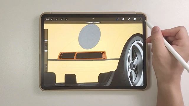 How to Drawing a Realistic Car—Porsche Singer 911 смотреть онлайн