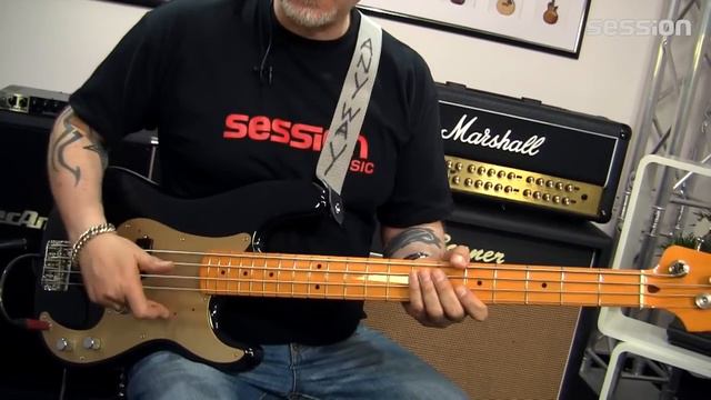 FENDER Classic Series 50s Precision Bass Lacquer MN BLK смотреть онлайн