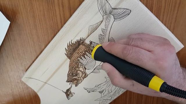 Пирография върху дърво pyrography on wood смотреть онлайн