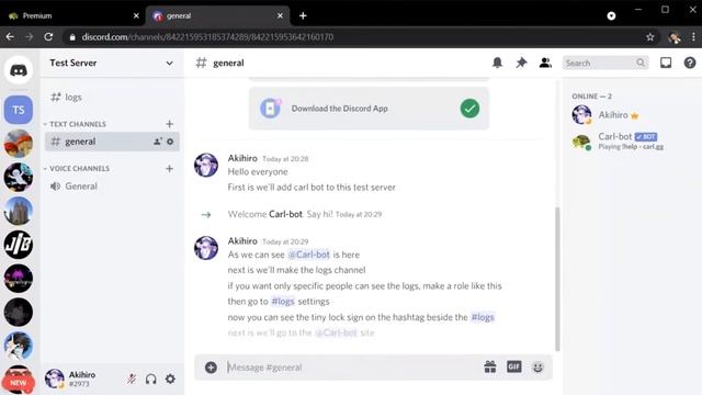 Set Up Carl bot Logging | Easy | Akihiro смотреть онлайн