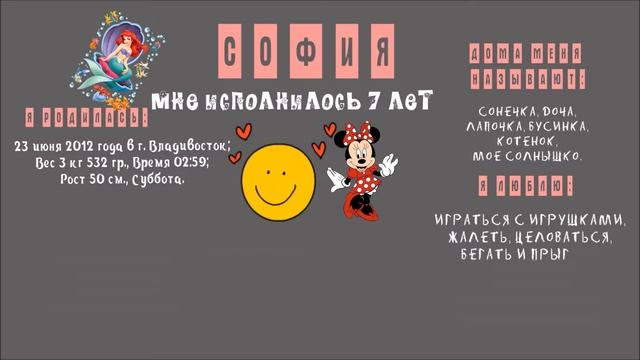 Постер достижений для Софии смотреть онлайн