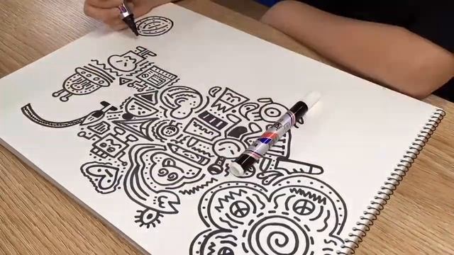 Mr. doodle | 주아트 두들링, 낙서미술 смотреть онлайн