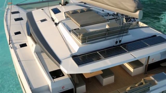 Парусный катамаран Saona 47 Fountaine Pajot презентация 3D смотреть онлайн