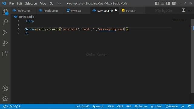 Build an Unstoppable Shopping Cart with PHP and MySQL - Creating and Connecting Database #6 смотреть онлайн