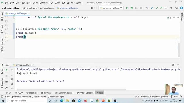 Advanced Python #8 | Access Modifiers in Python - Private, Protected, and Public смотреть онлайн