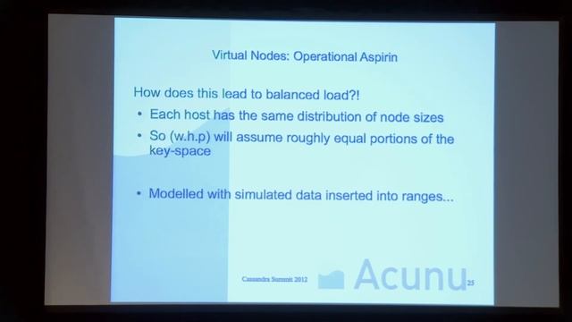 C* 2012: Virtual Nodes - Operational Aspirin (Sam Overton, Acunu) смотреть онлайн