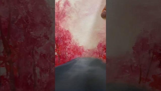 Презентация / Картина маслом Дорога в осеннем лесу #купитькартину #картинымаслом #painter смотреть онлайн