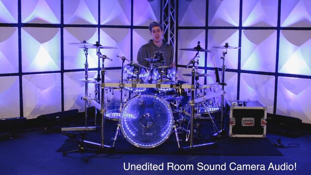 Pearl Crystal Beat - Clear Acrylic Drums - Sound Test - Improv Drum Solo смотреть онлайн