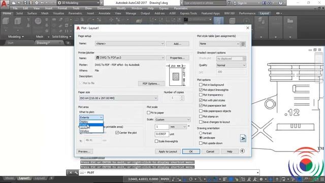 Autodesk AutoCAD: How to use Print Plot Command in Autodesk AutoCAD смотреть онлайн