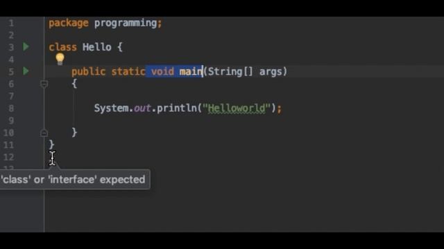 How to Fix Java Error - class, interface, or enum expected - Error in Java | Java Tutorial смотреть онлайн